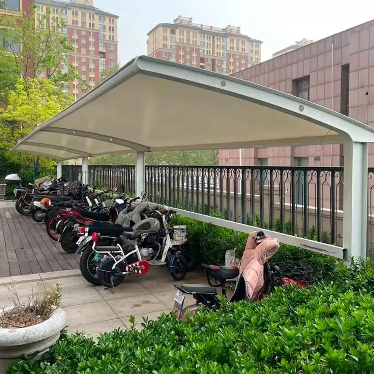 盱眙县膜结构电动车棚